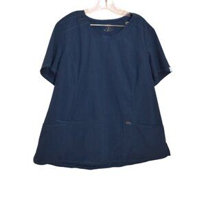 INFINITY CHEROKEE (R) Top Scrub V-Neck Customized Pockets Stretched Back 2XL